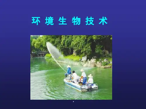 2020年第一章 环境生物技术概论ppt参照模板