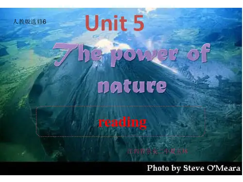课件：人教版高二英语选修6 unit 5 reading