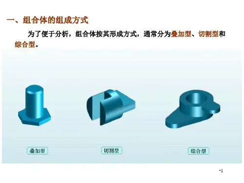 组合体的组合形式公开课-文档资料
