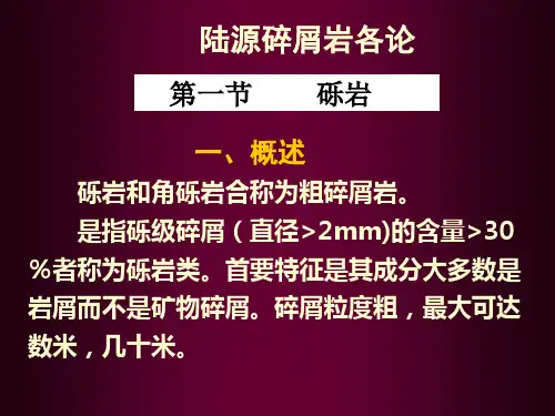 6  砾岩砂岩粉砂岩