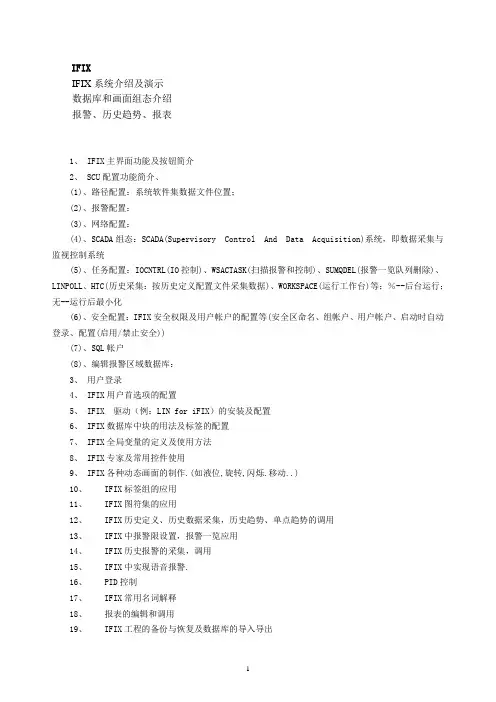 IFIX概述