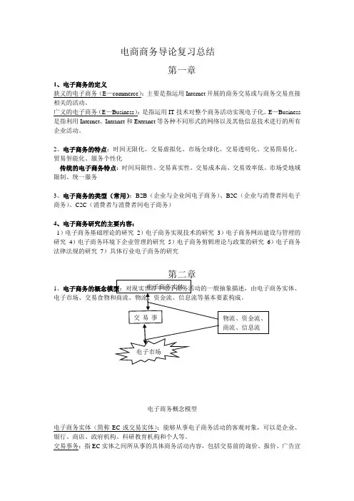 电子商务总结