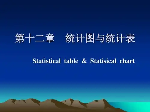 统计图与统计表培训课件(共32张PPT)