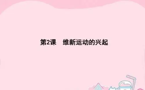 【师说】(新课标)2015-2016高中历史 第9单元 戊戌变法 9.2 维新运动的兴起课件 新人教版选修1