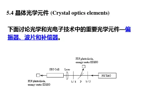 晶体的光学元件