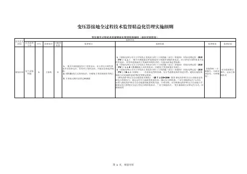 14.变压器全过程技术监督精益化管理实施细则