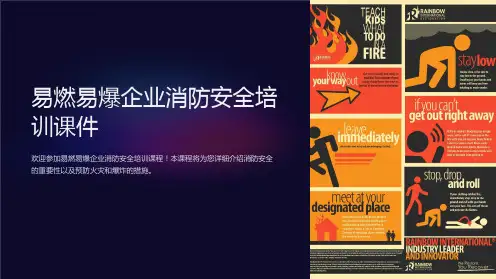 易燃易爆企业消防安全培训课件
