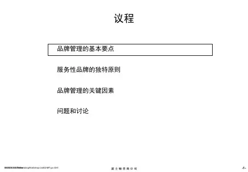 品牌知识