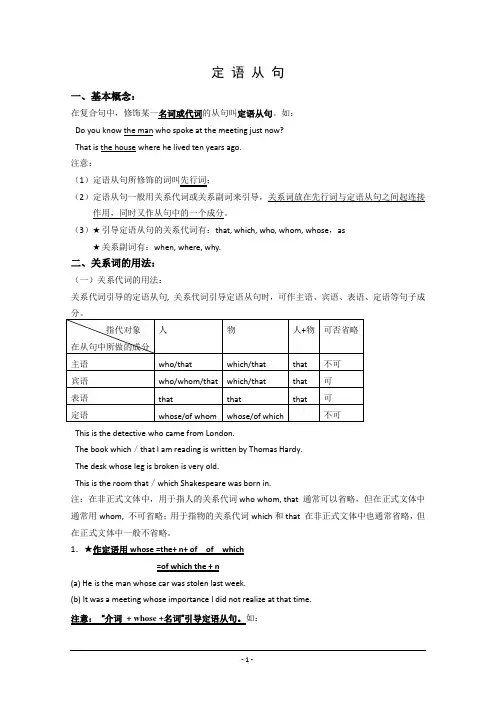 定语从句 (2)