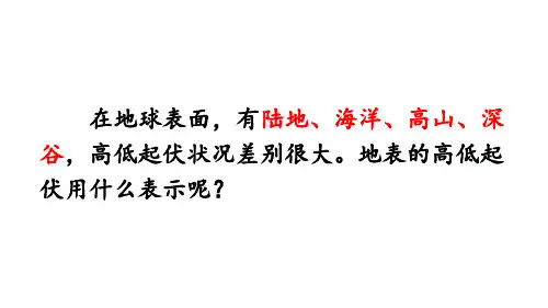 初中地理新人教版七年级上册第二章第二节 地形图的判读教学课件2024秋