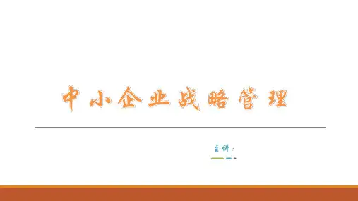 05171中小企业战略管理第02章