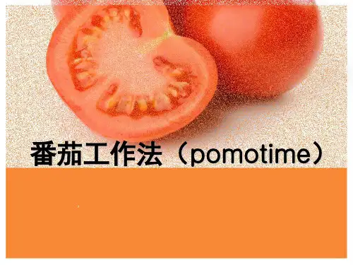 番茄工作法-PPT课件 