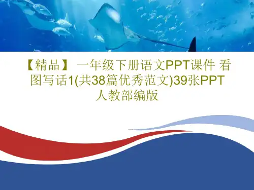 【精品】 一年级下册语文PPT课件 看图写话1(共38篇优秀范文)39张PPT 人教部编版42页PP
