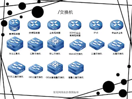 常用网络拓扑图图标库