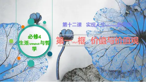 (ppt版)实现人生的价值