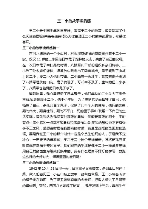 王二小的故事读后感