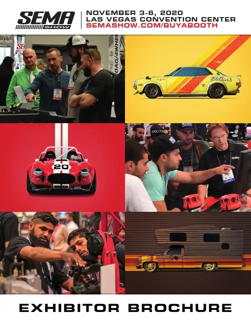 SEMA Show 展览会手册说明书