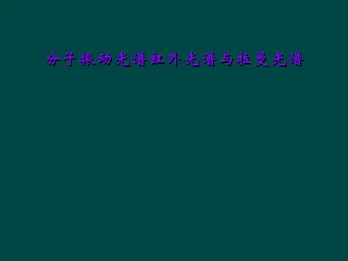 分子振动光谱红外光谱与拉曼光谱