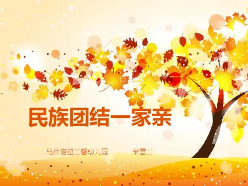 民族团结一家亲ppt(1)