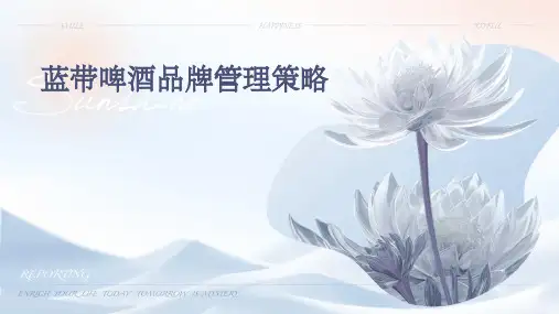 蓝带啤酒品牌管理策略