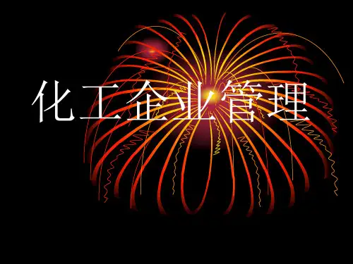 化工企业管理1-绪论1