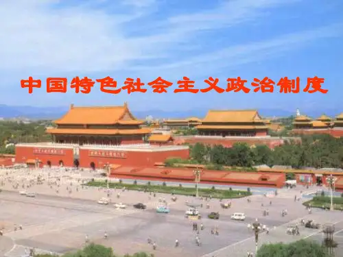 中国特色社会主义政治制度PPT