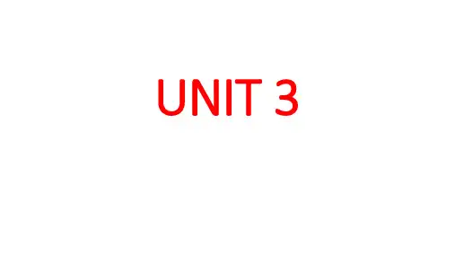 英语必修一UNIT 3全篇课文语法填空