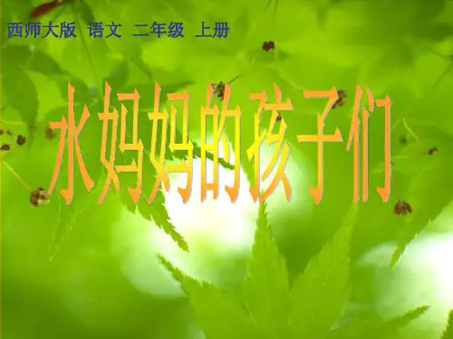 4水妈妈的孩子们精品PPT课件