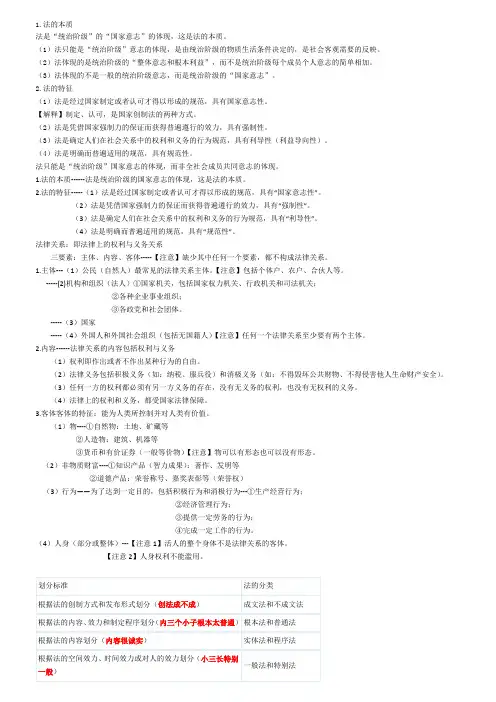 法的本质