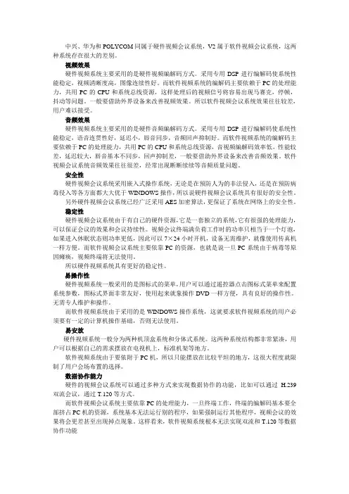 慧友-几种产品的对比
