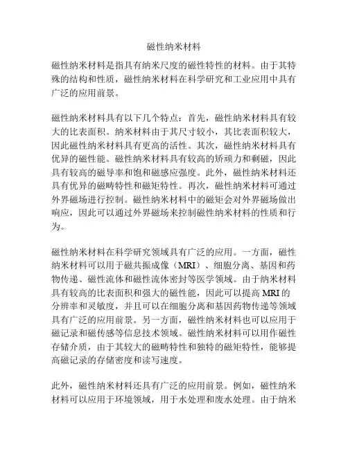磁性纳米材料