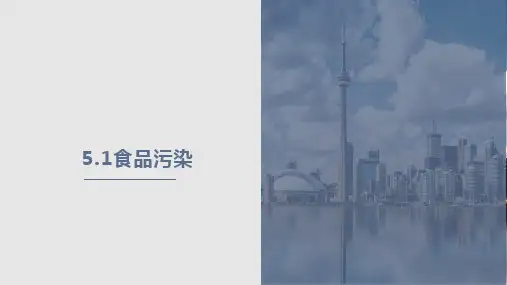 吴芳宁主编《食品营养与卫生》5章1节食品污染