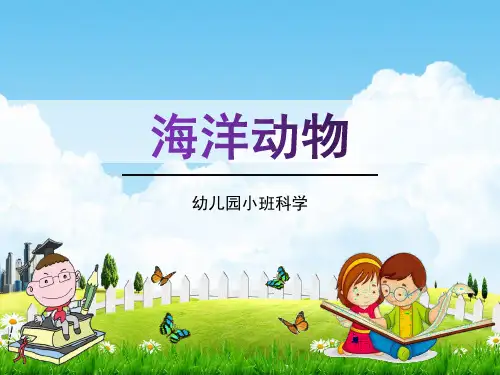 幼儿园小班科学《海洋动物》活动教学课件精品PPT学前班儿童优秀完整课件