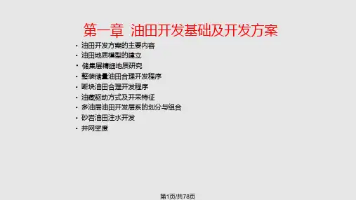 石油工程PPT课件