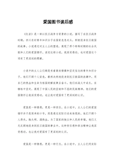 爱国图书读后感