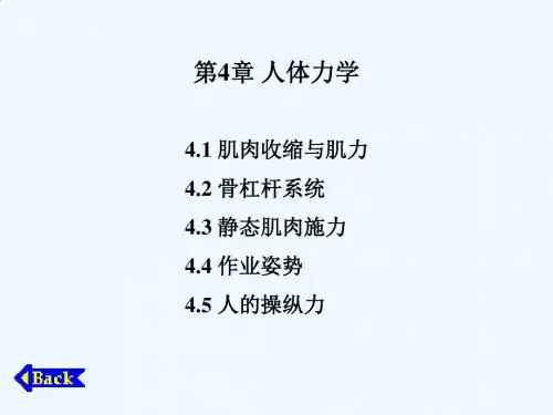 人机工程学第4章人体力学.ppt