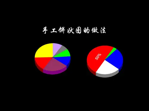 自定义饼状图分块制作教程