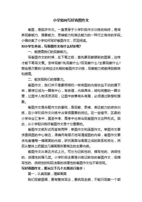 小学如何写好看图作文