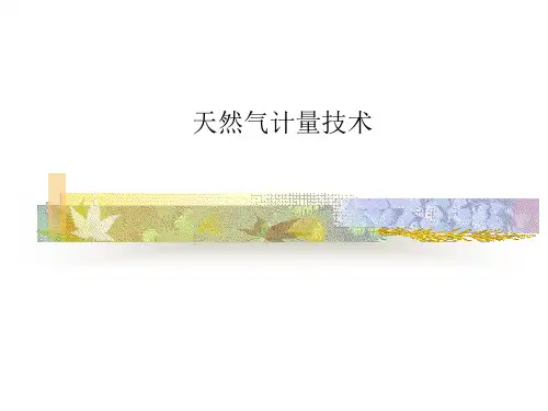 天然气计量技术