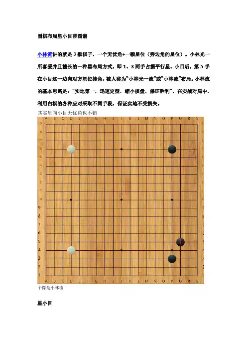 围棋布局星小目带图谱