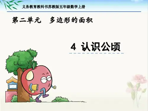 新苏教版五年级数学上册第二单元《4 认识公顷》课件PPT