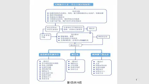 急性脑卒中抢救流程PPT课件