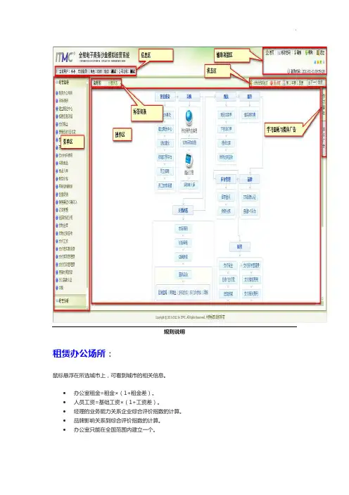电子商务沙盘步骤及规则