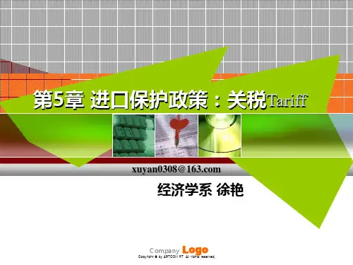 第5章进口保护政策：关税