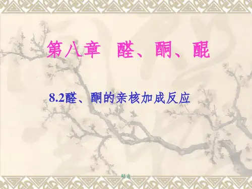 醛、酮的亲核加成反应ppt课件