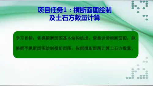 识读横断面图(课堂PPT)
