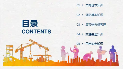 三级安全培训之班组级安全培训图文PPT教学课件