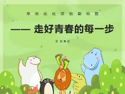 法制教育主题班会PPT课件