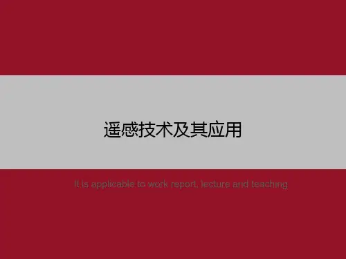 遥感技术及其应用