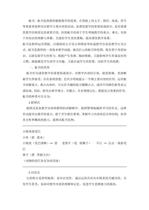 板书